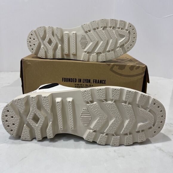 Palladium Pampa HI Htg Supply Star White Combat Boots M 8‎ , W 9.5 Canvas NEW main image 6